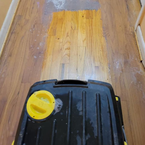 Hardwood Floor Wax Removal